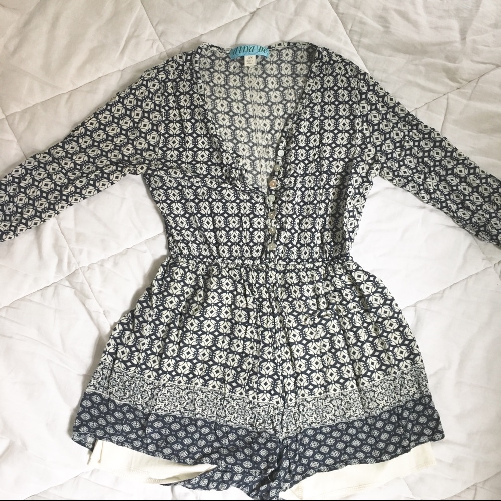 Patterned Romper